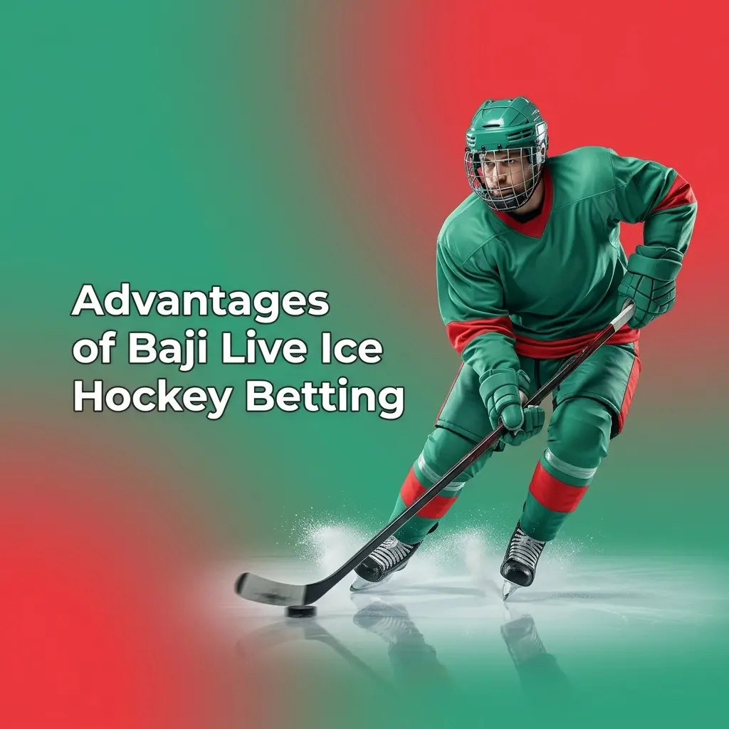 Baji Live ice hockey betting slip showing decimal odds, PKR stake, markets and possible return controls