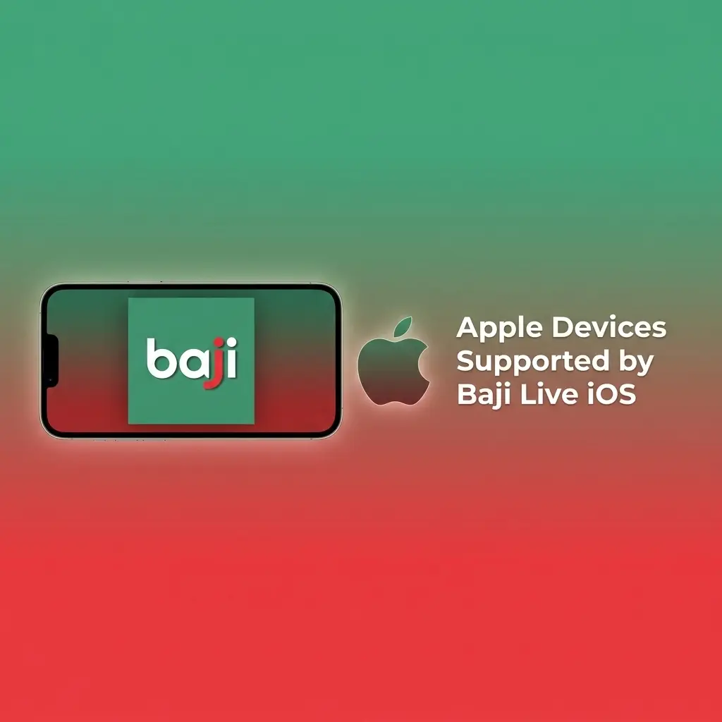 Apple devices supported by Baji Live iOS, including iPhone 15 to XS, iPhone SE 2nd gen, iPad 9th gen and iPad mini 6