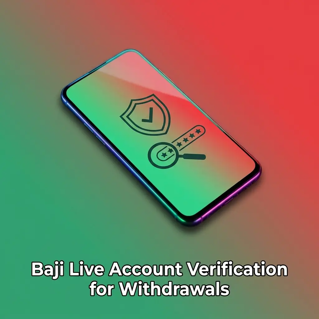 Baji Live account verification steps for Pakistan withdrawals, including CNIC, mobile OTP, and payment proof