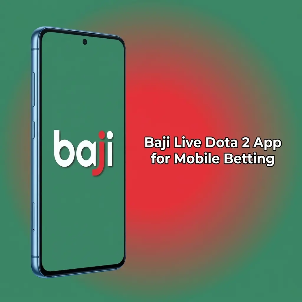 Baji Live Dota 2 mobile betting app showing Android odds, deposits and eSports bet slip