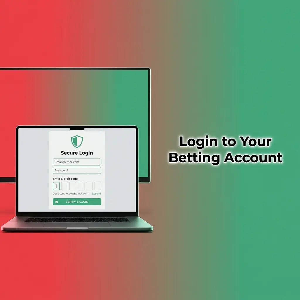 Betting account login form showing email, password, balance, open bets, bonuses and withdrawal tools