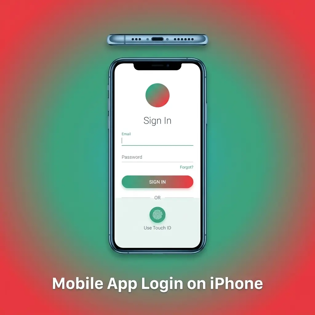 iPhone showing Baji Live mobile app login screen with username and password fields