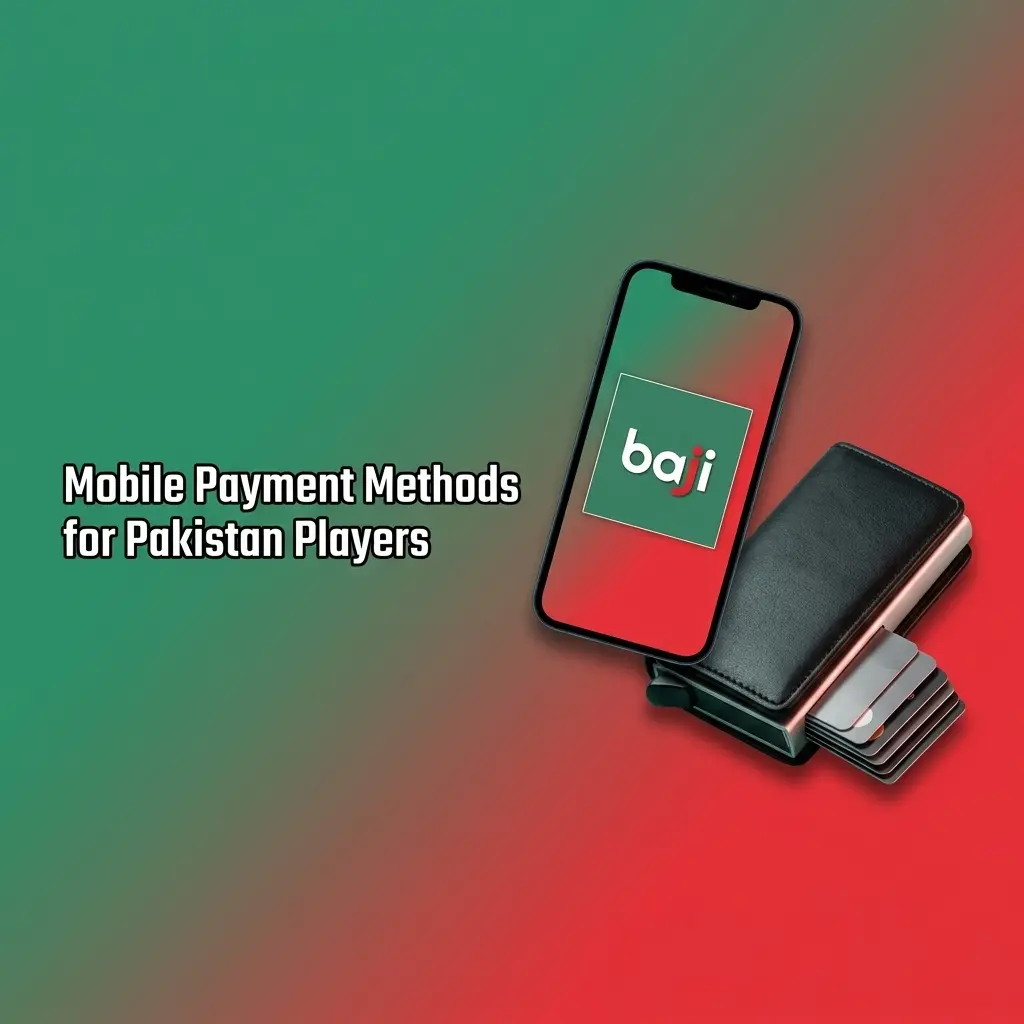 Mobile payment options for Pakistan players showing PKR limits, Easypaisa, JazzCash, bank transfer and wallets