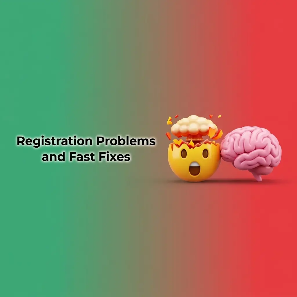 Registration problems and fast fixes for OTP, duplicate mobile, CNIC mismatch, payment issues, and bonus support