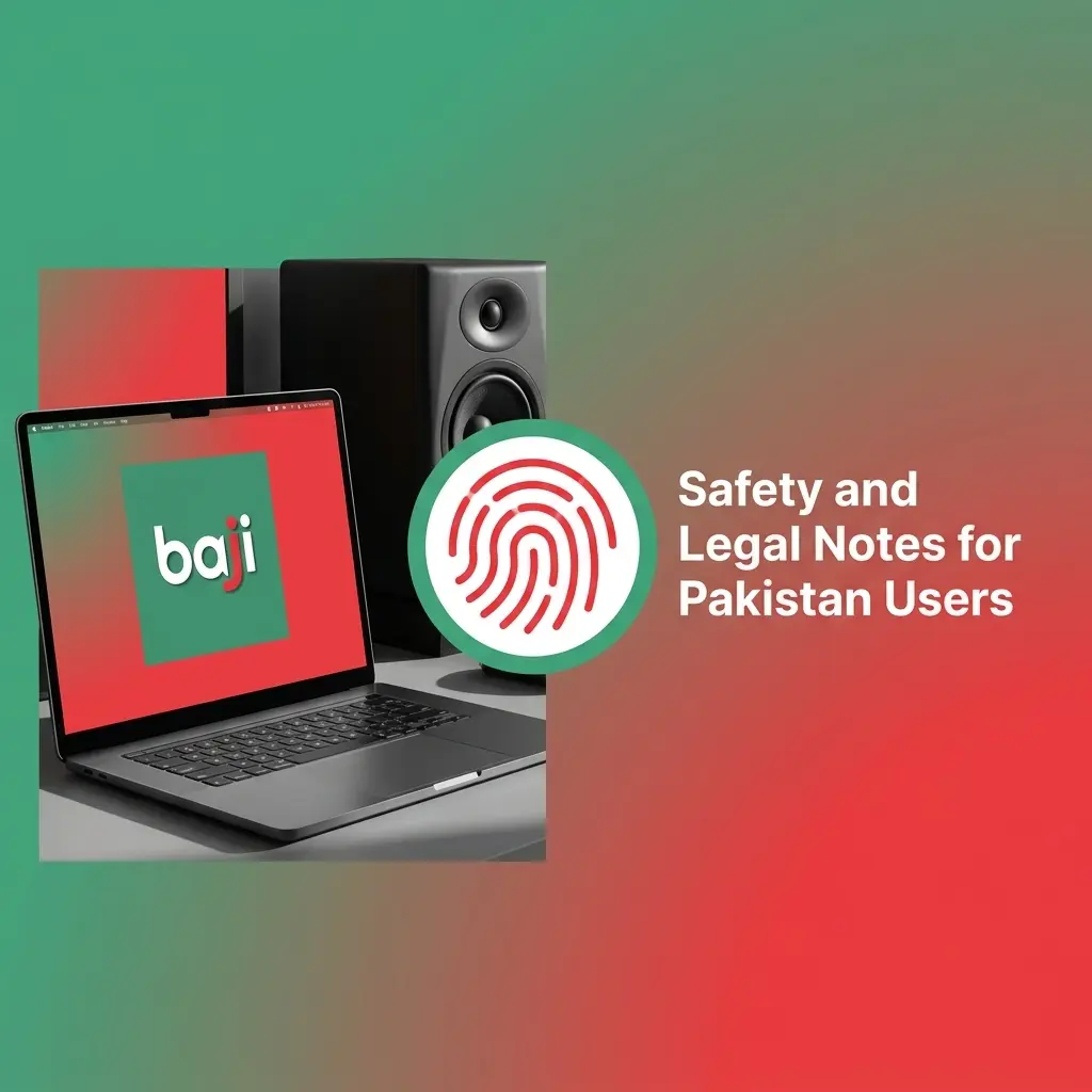 Safety and legal notes for Pakistan users on Baji Live verification, payments and responsible gaming