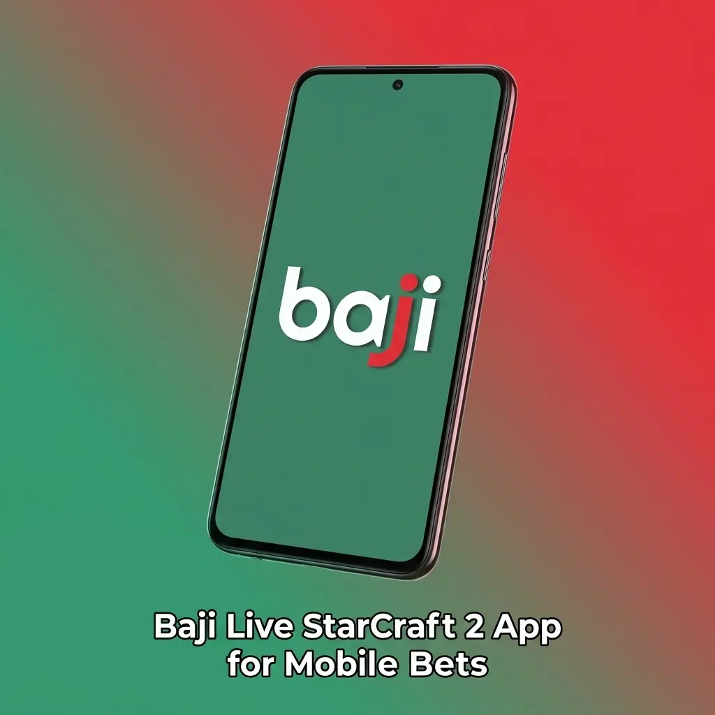 Baji Live StarCraft 2 Android app showing esports odds, live markets, bet slip, deposits and withdrawals