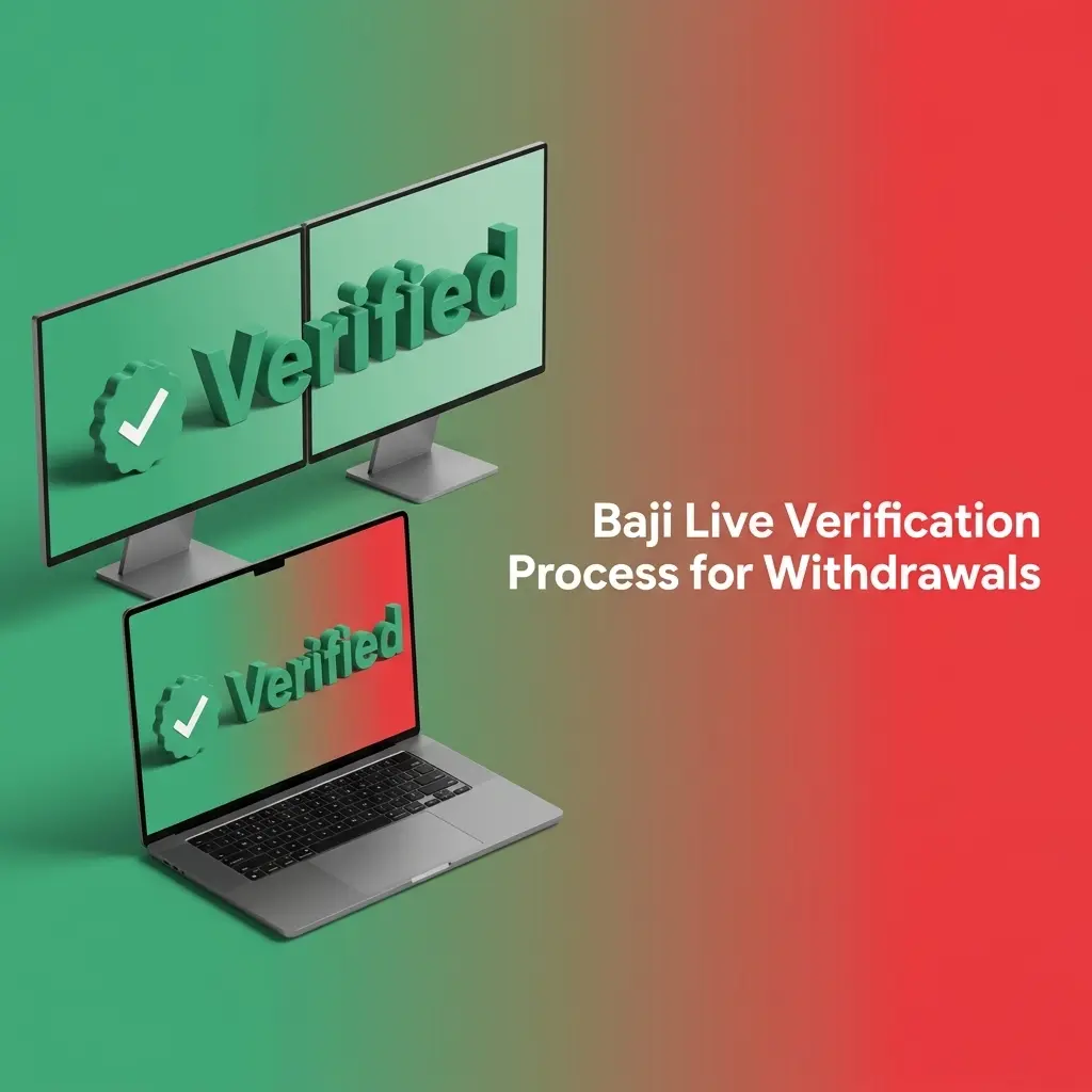 Baji Live verification process for secure withdrawals with KYC, OTP, ID, and payment checks