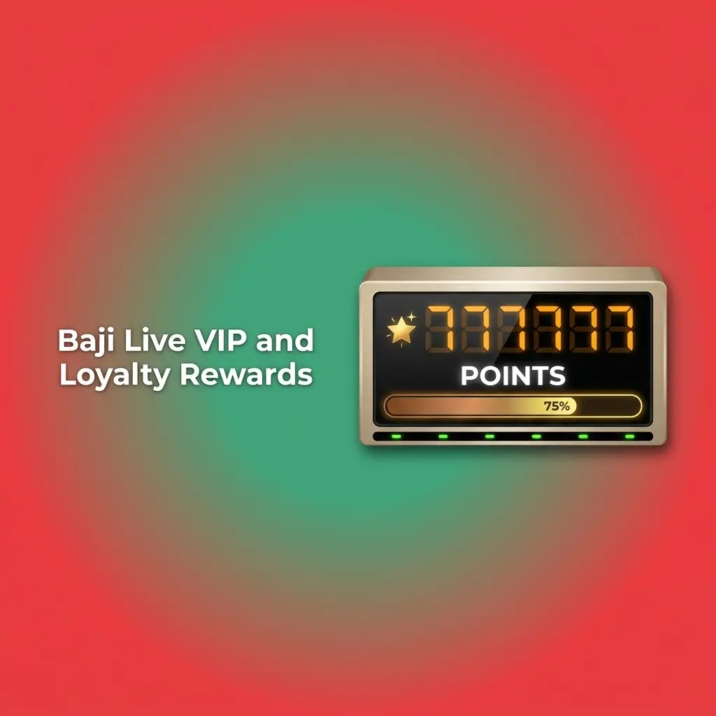 Baji Live VIP loyalty rewards dashboard showing status, offers, cashback, and eligible betting activity