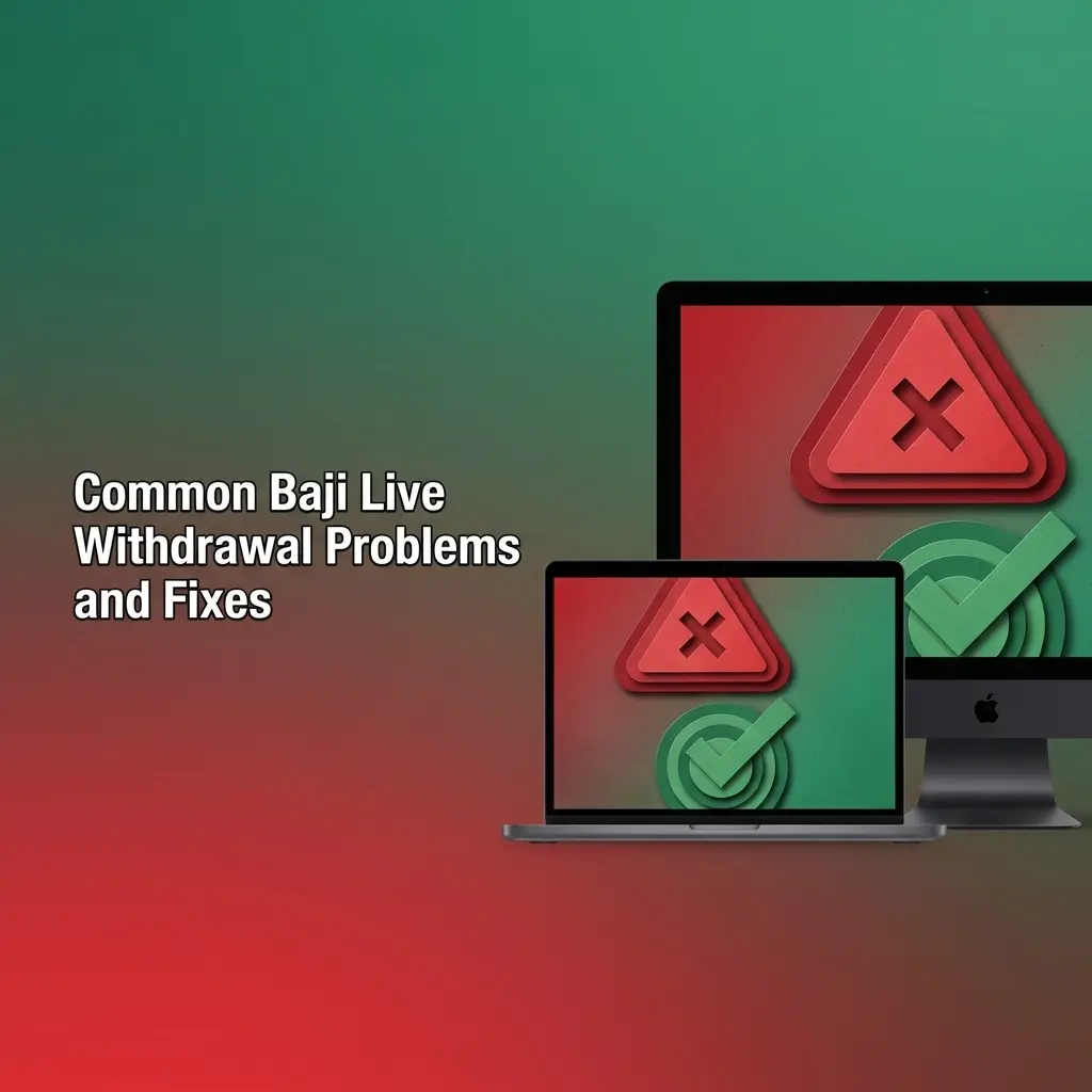 Baji Live withdrawal problems checklist with fixes for limits, verification, wallet details, bonuses and crypto