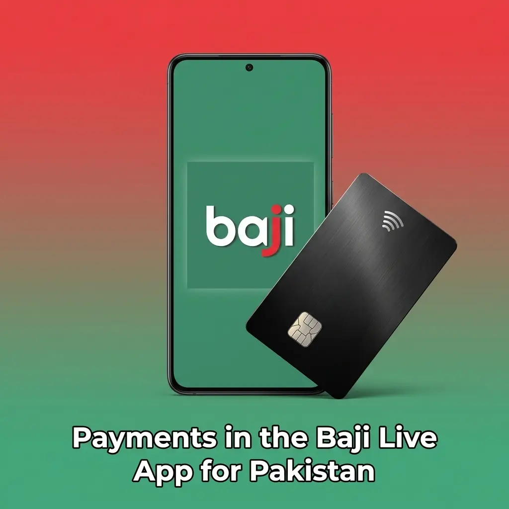 Baji Live App cashier with Pakistan deposits and withdrawals via JazzCash, UPAISA, Easypaisa, NAYAPAY, Bitcoin and USDT