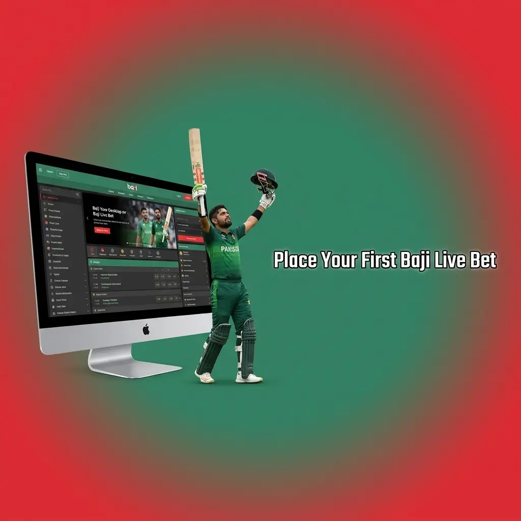 Five steps to place your first Baji live bet: deposit, choose sport, add odds, enter stake and confirm