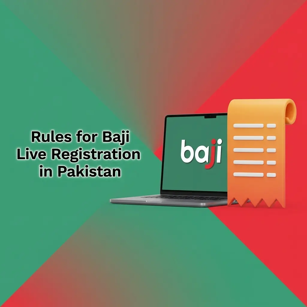 Baji Live registration rules in Pakistan: 18+ age, CNIC verification, own payment account, one account only