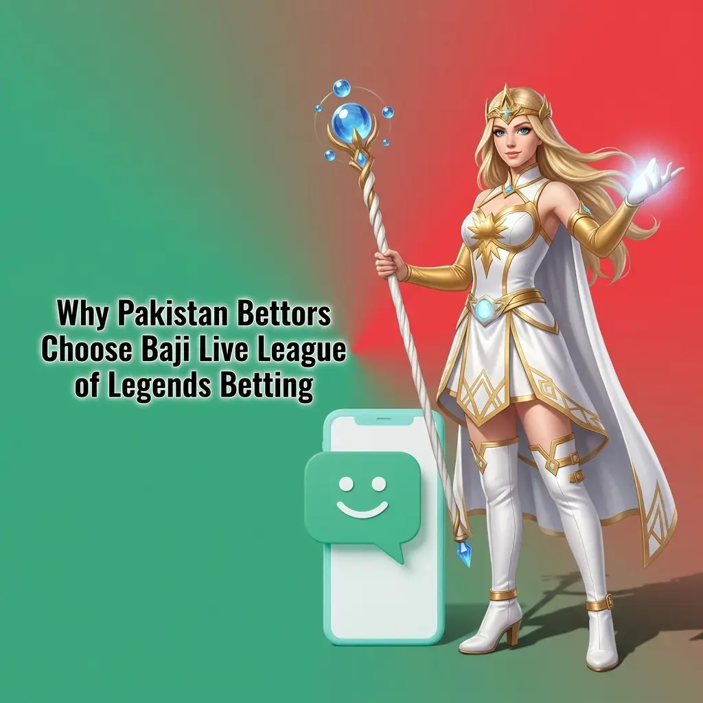 Baji Live League of Legends betting features for Pakistan with LoL odds, promos, payments and mobile app